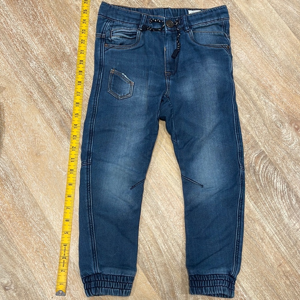 Denim joggers